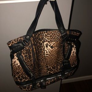 Jessica Simpson Leopard Print Handbag